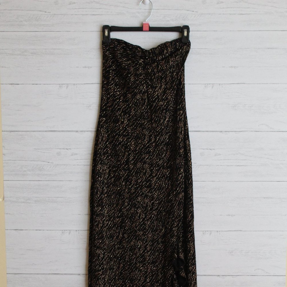 Jump Apparel By Wendye Chaitin Black Strapless dress